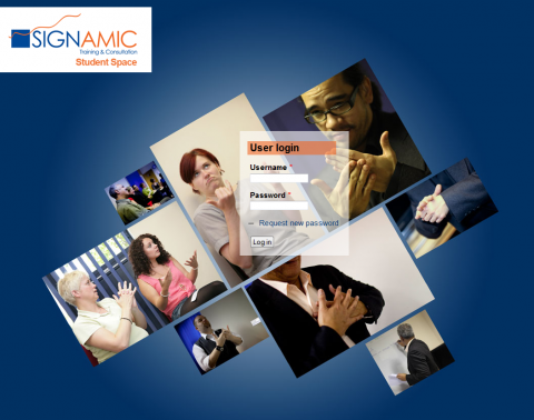 Signamic student and courses website