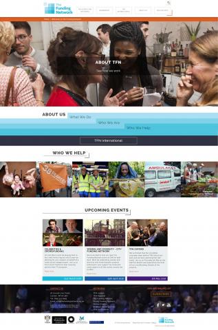 The Funding Network Website Design