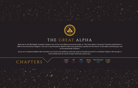 The Great Alpha Website Design